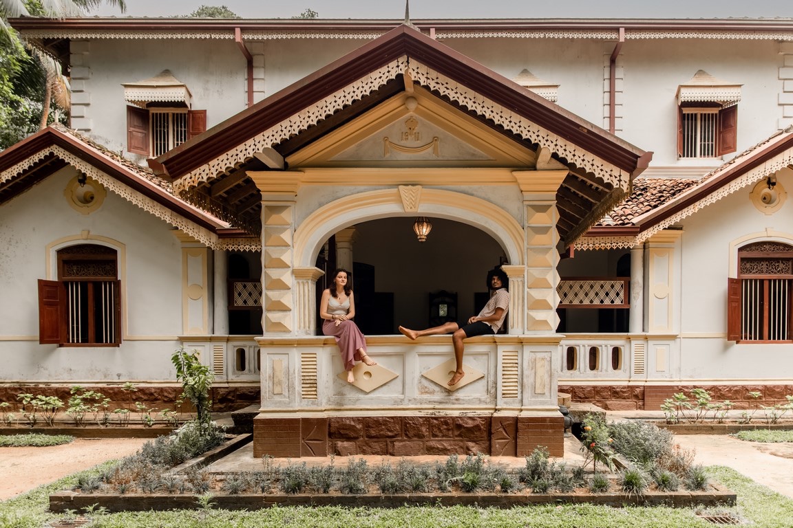 A restored Sri Lankan heritage courtyard house