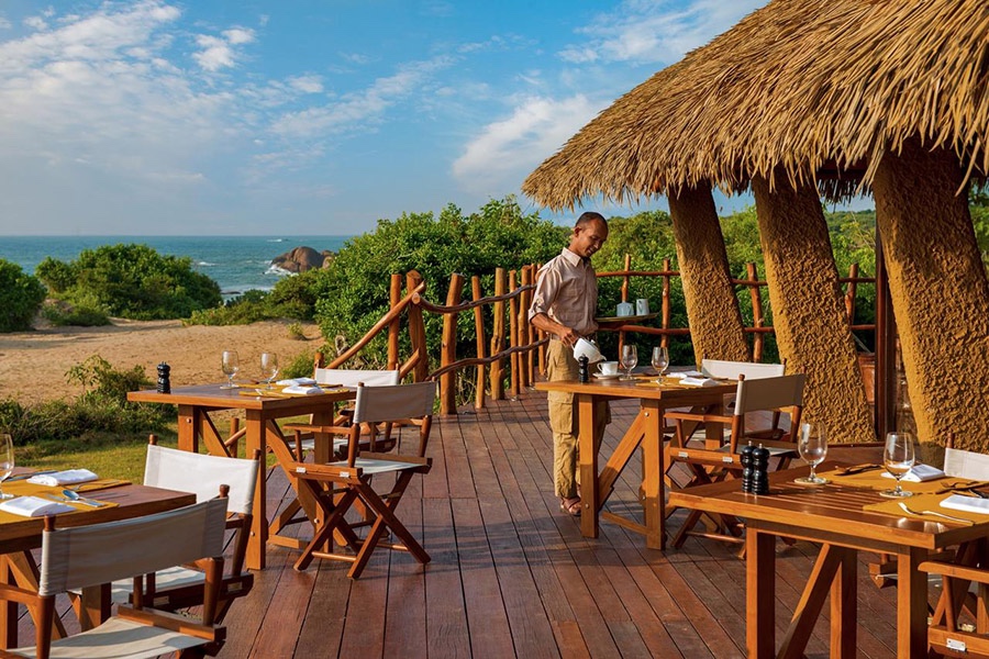 A private open-air wildlife lodge surrounded by tropical forest